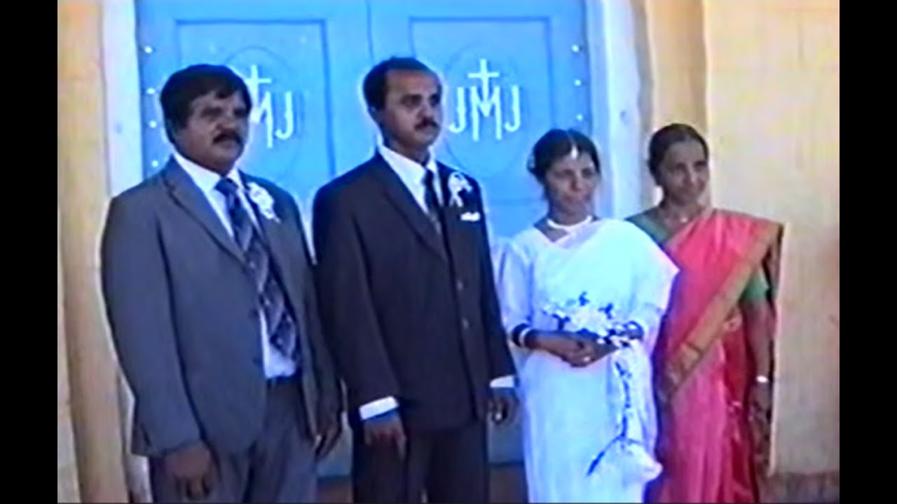 Ronald & Vimala D Almeida’s 1994 Wedding | Holy Family Church, Brahmavar (JMJ)