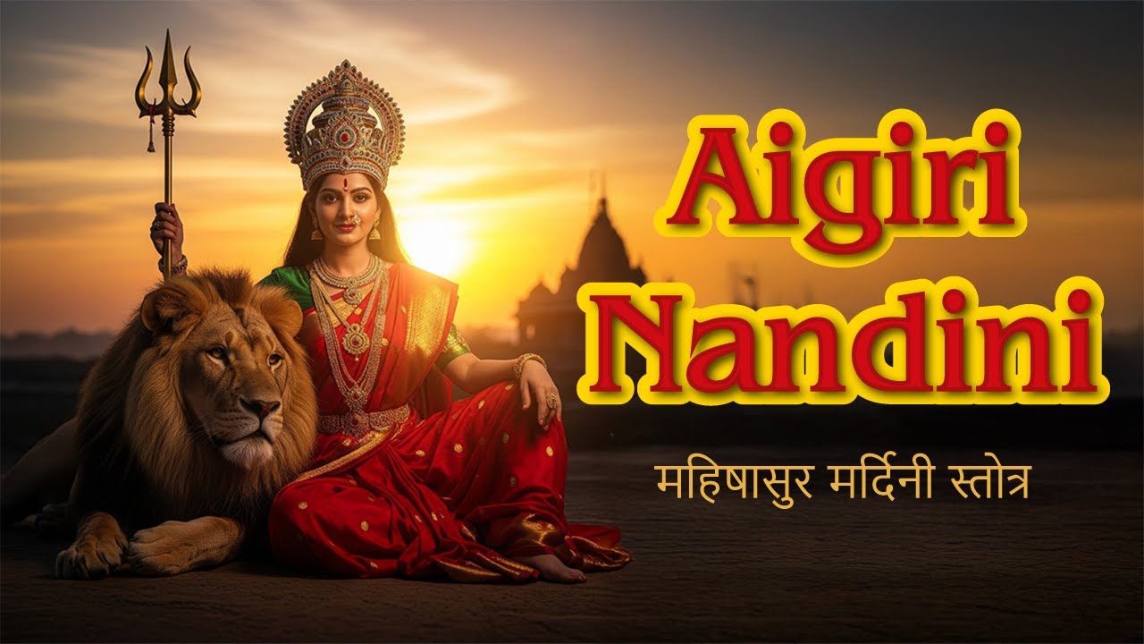 Aigiri Nandini |Powerful Durga mantra|महिषासुर मर्दिनी स्तोत्र|Mahishasura Mardini