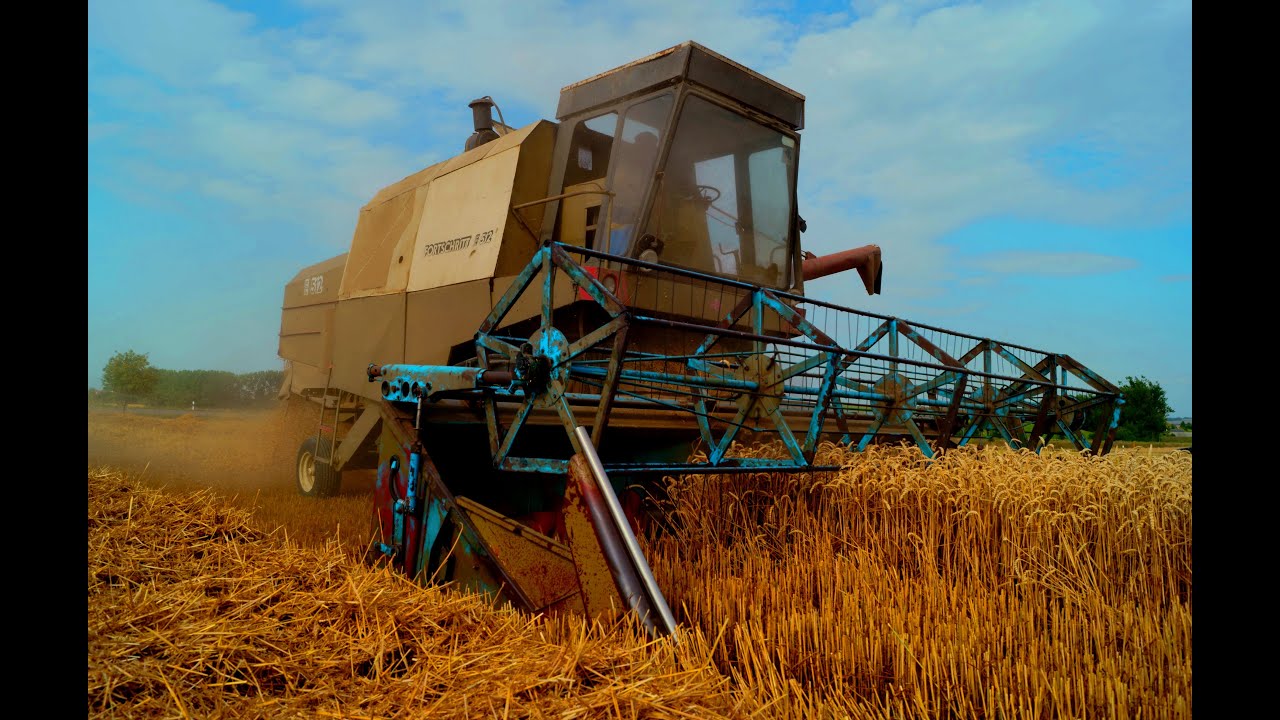 Weizenernte 2015  mit Fortschritt  E 512