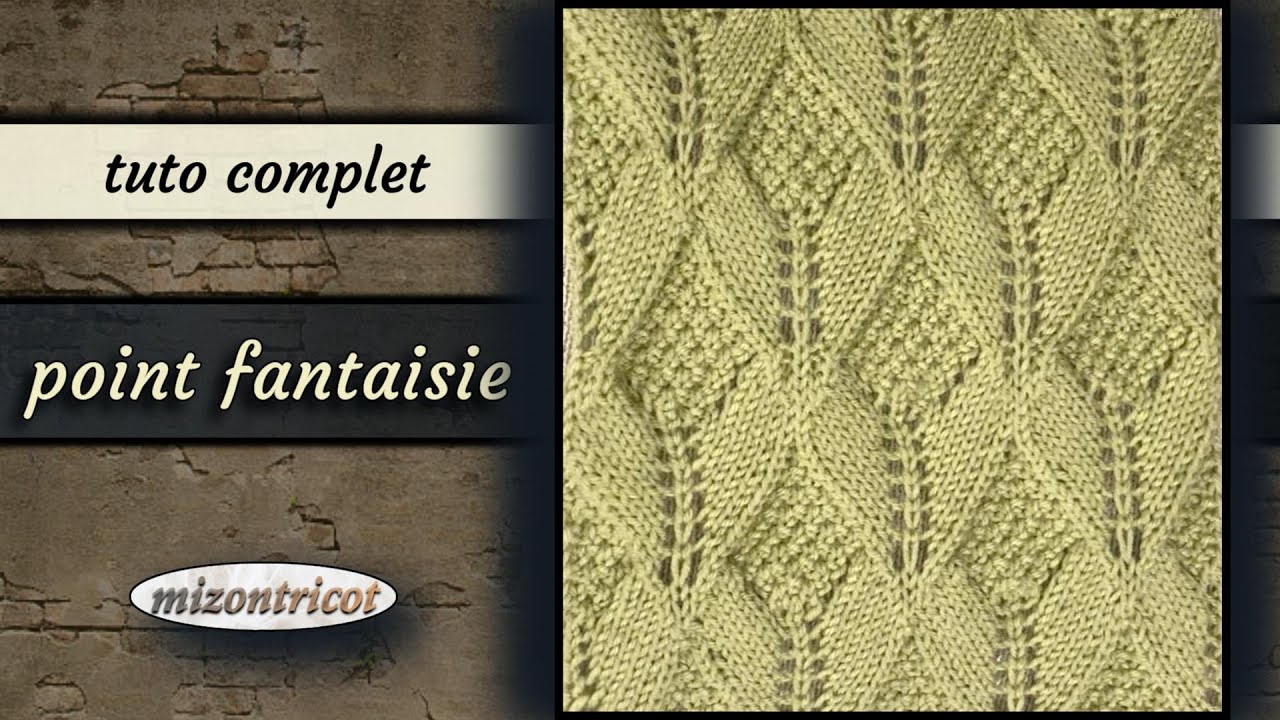 [Tricot]  TUTO ♥ POINT FANTAISIE 🐑