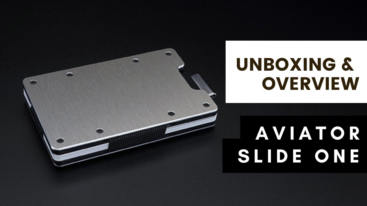 Aviator Slide One Wallet [Unboxing & Overview]