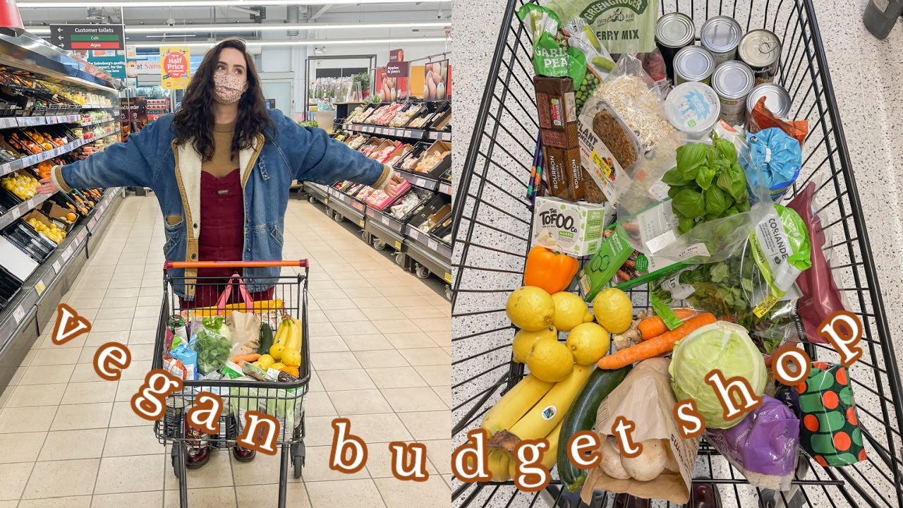 £15 VEGAN WEEKLY BUDGET GROCERY SHOP AT SAINSBURY'S 💰