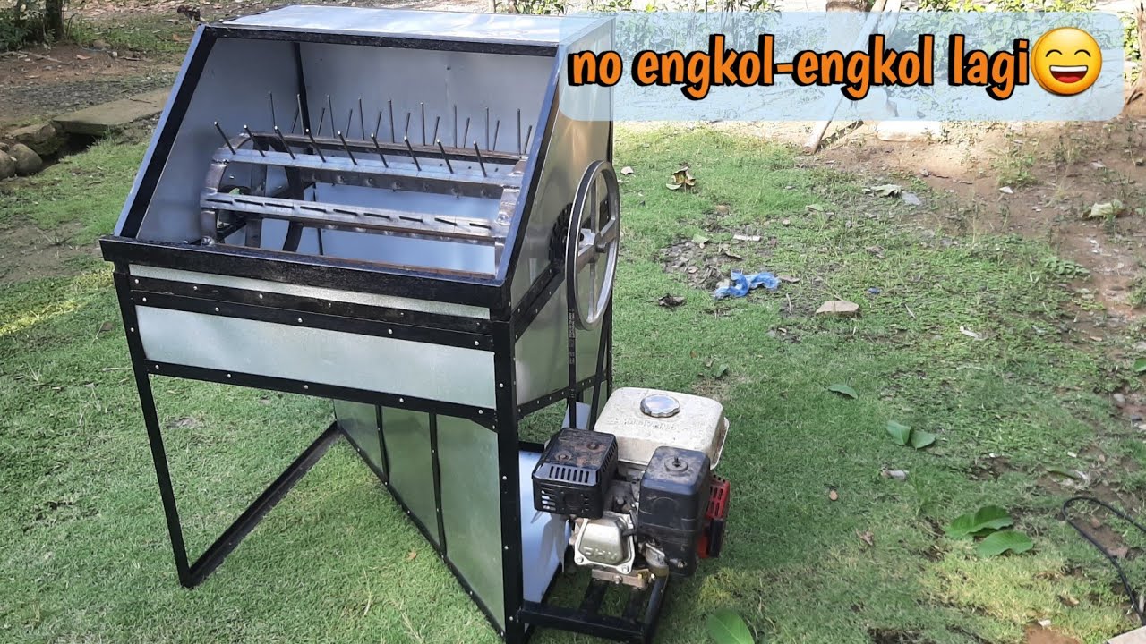 petani yuk merapat.!! Cara membuat mesin perontok padi