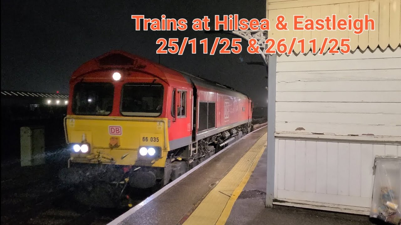 Trains at Hilsea & Eastleigh 25/11/25 & 26/11/25 (4K 60fps)
