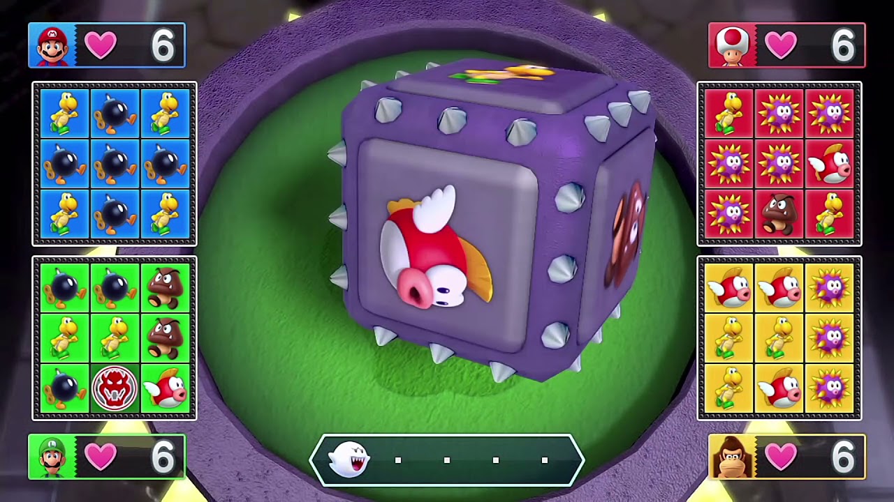 Mario Party 10 - Bowser Party Minigame - Bowser's Bogus Bingo
