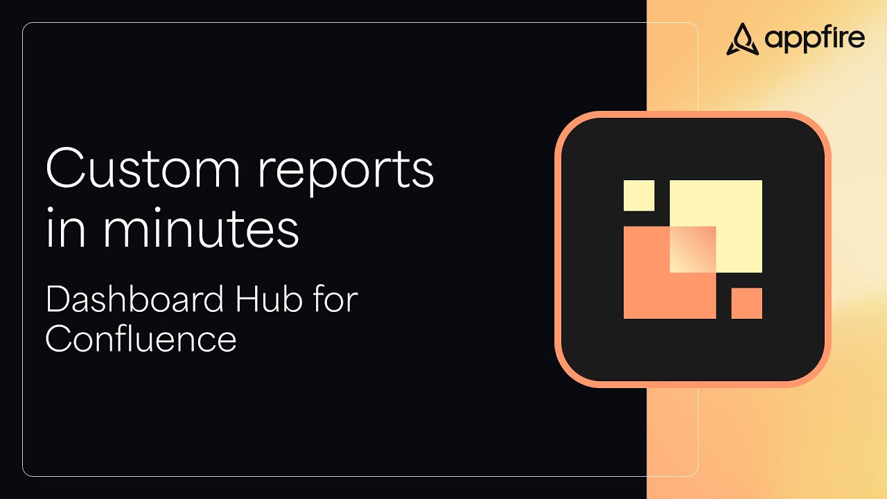 Build custom dashboards in Confluence with Dashboard Hub