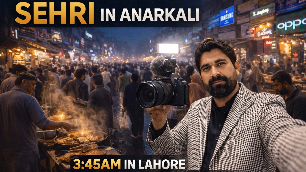 SEHRI AT 4AM 😳 | Anarkali Never Sleeps | 3:45AM in Lahore