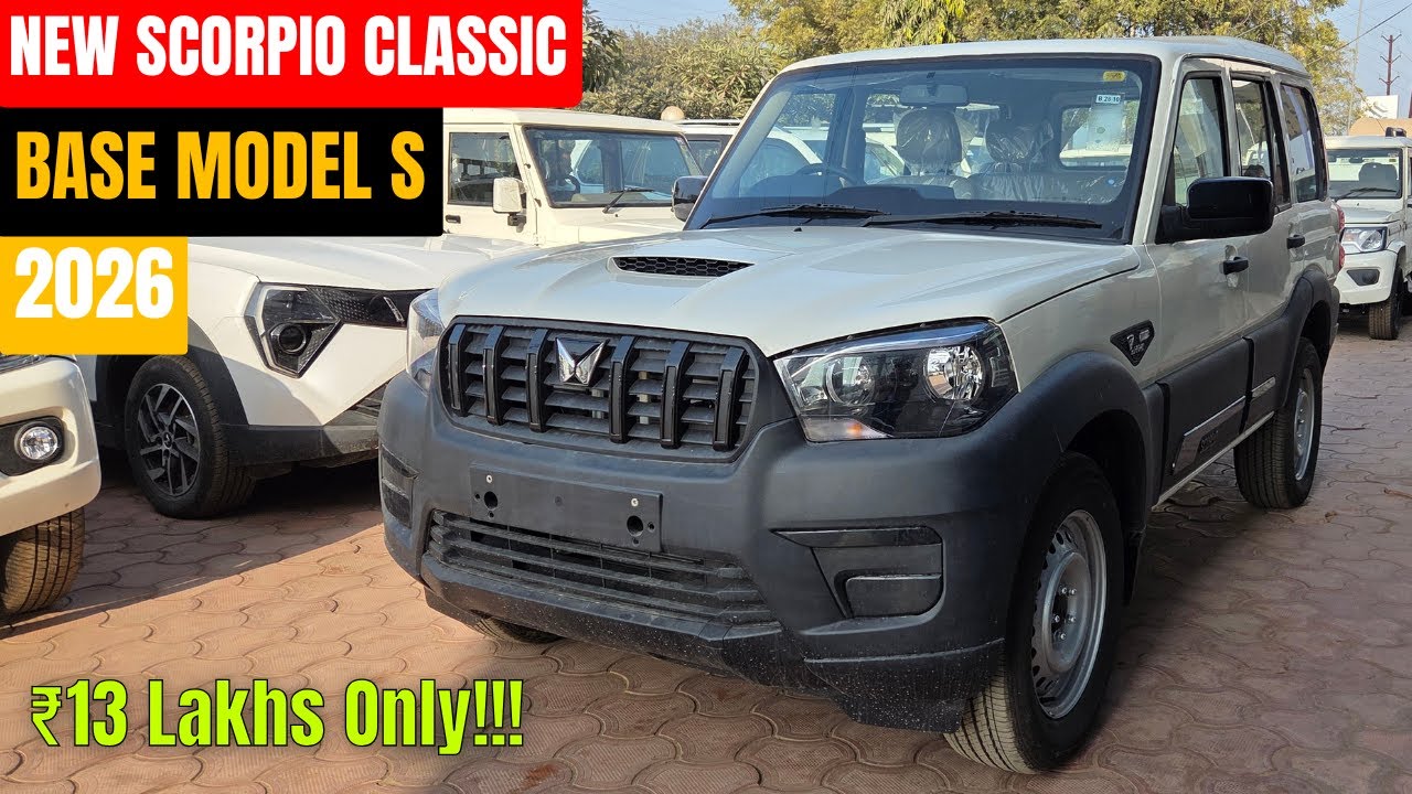 ALL NEW BHAUKALI BASE MODEL 2026😍|| NEW MAHINDRA SCORPIO CLASSIC S 7-STR 2026👌|| DETAILED REVIEW✅