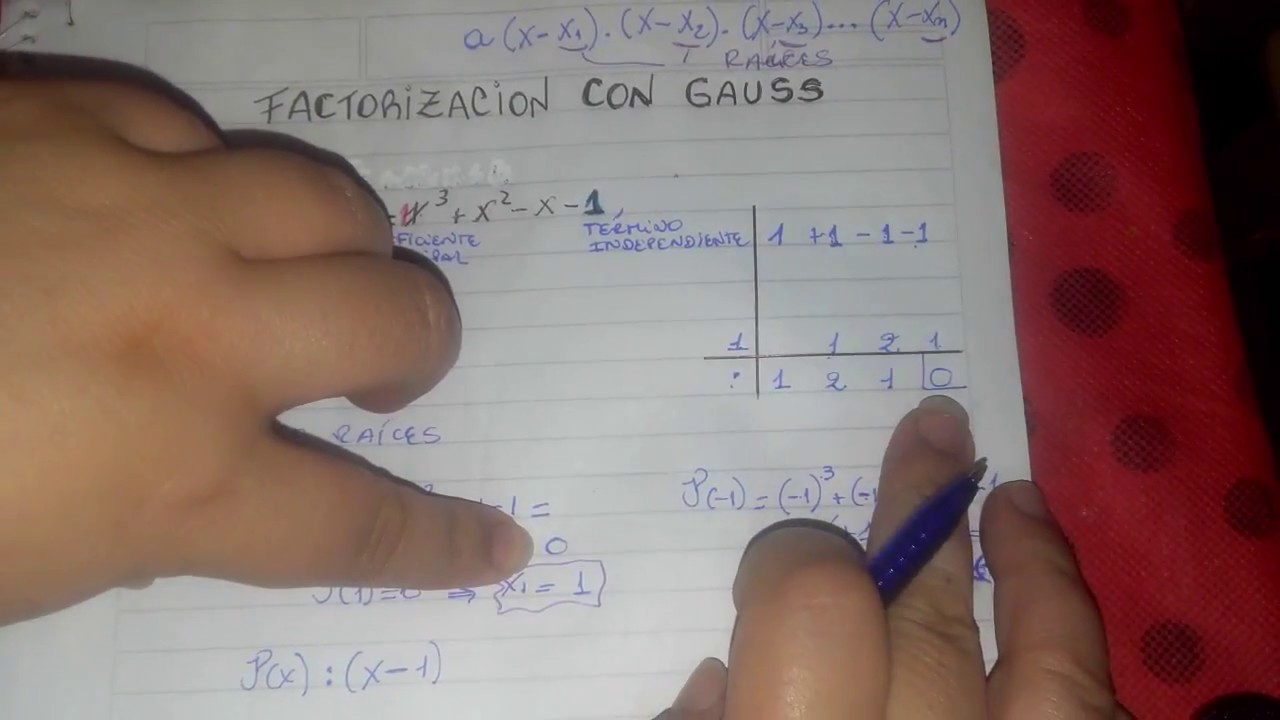 Factorizacion por Gauss