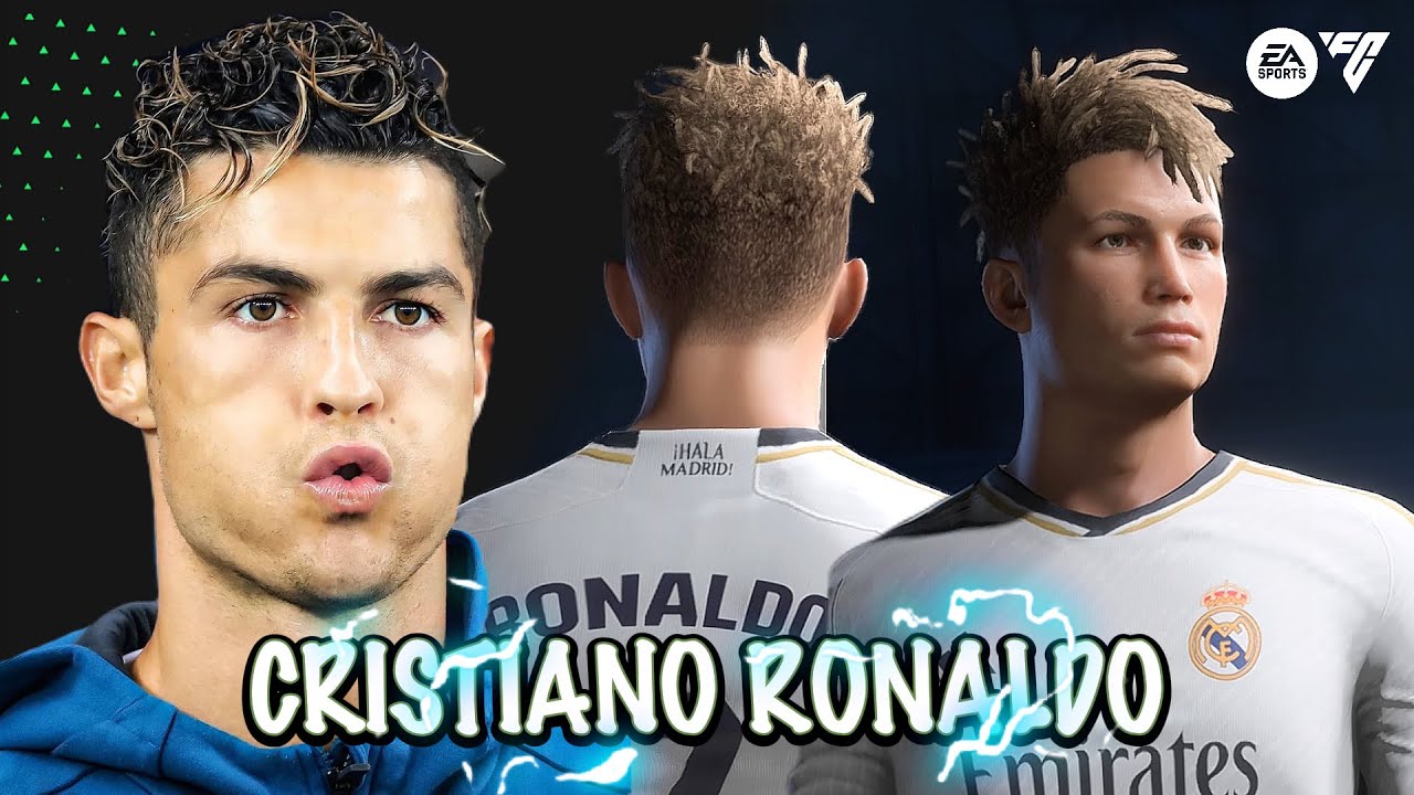 CRISTIANO RONALDO (Noodle Hair) EA FC 24 CLUBS FACE CREATION LOOK ALIKE