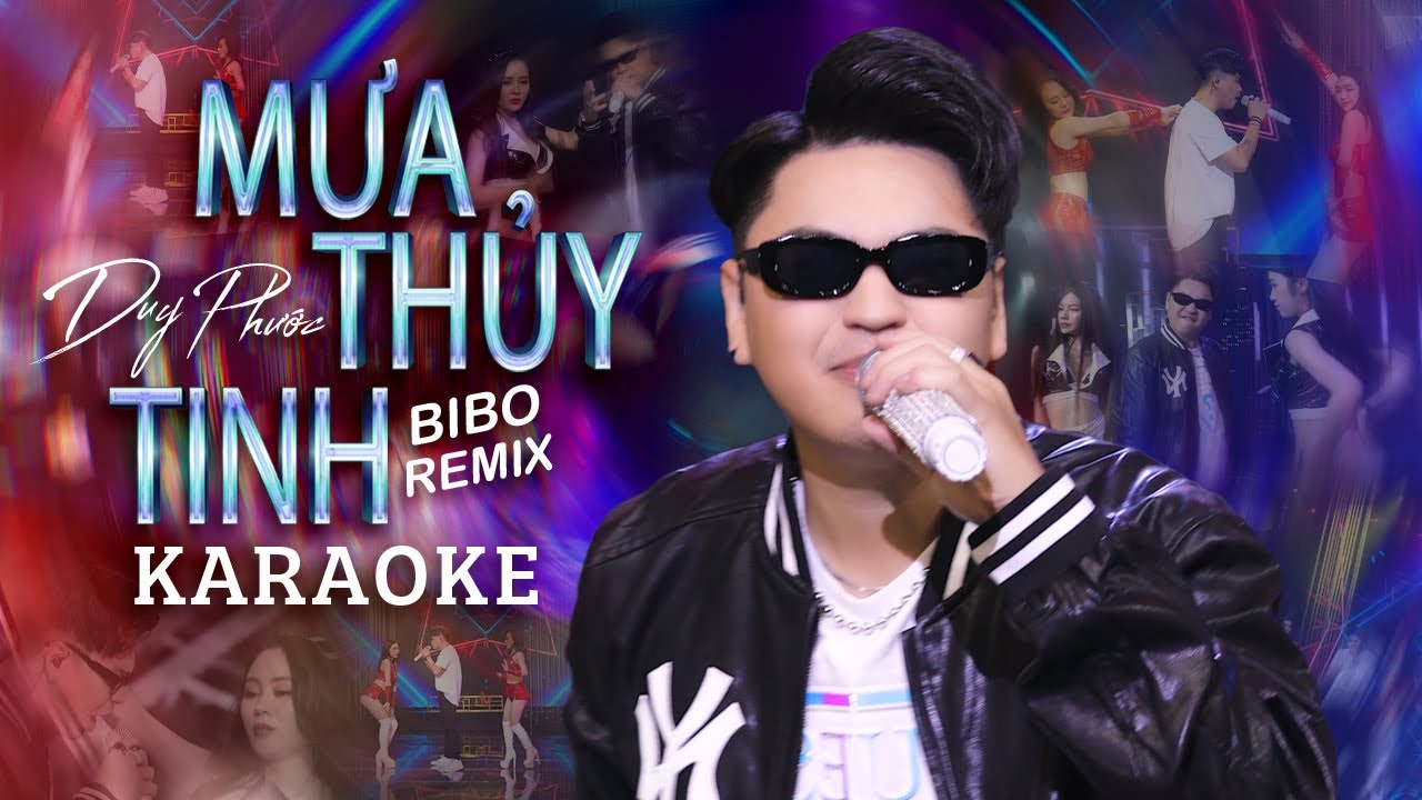[KARAOKE] Mưa Thủy Tinh Remix - Duy Phước | Beat Gốc