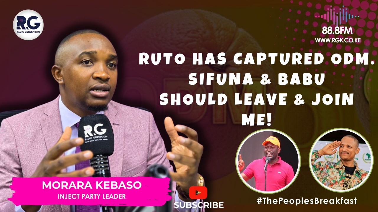 Ruto Has Captured ODM. I Wouldn’t Mind Edwin Sifuna & Babu Leaving ODM to Join Me ~ Morara Kebaso