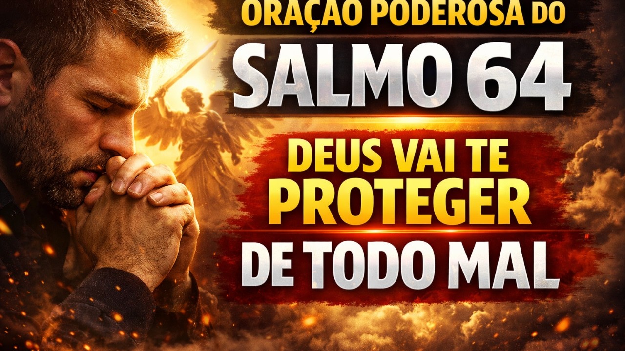 ORAÇÃO PODEROSA DO SALMO 64 | Deus vai te proteger de todo mal