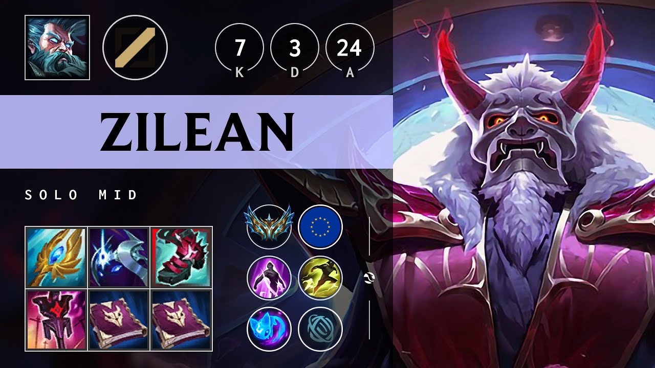 Zilean Mid vs Taliyah - EUW Challenger Patch 25.09