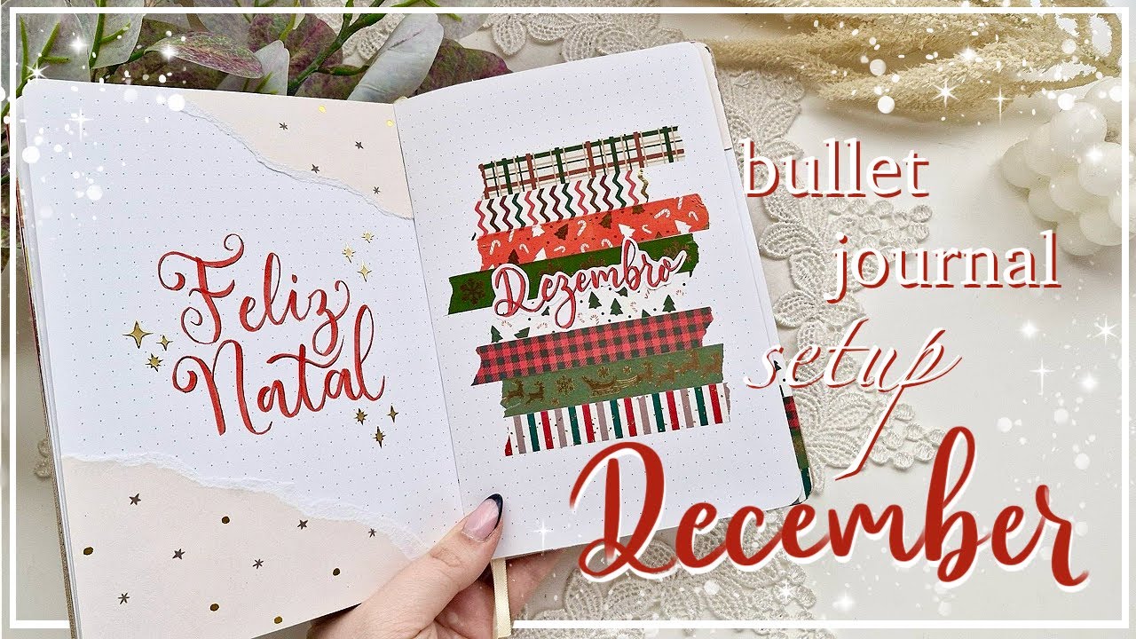 December 2025 | PLAN WITH ME | Christmas Theme 🎄 Bullet Journal Setup