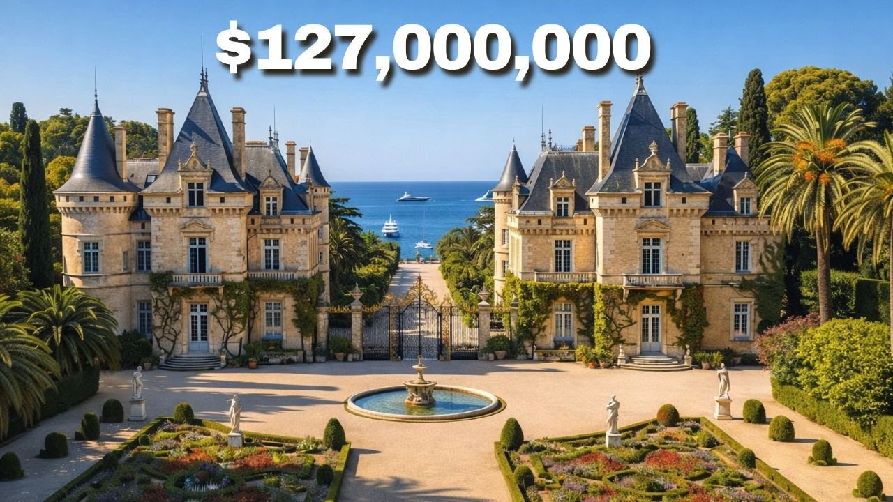 $127,000,000 Luxury Castle on the French Riviera | Full Mansion Tour