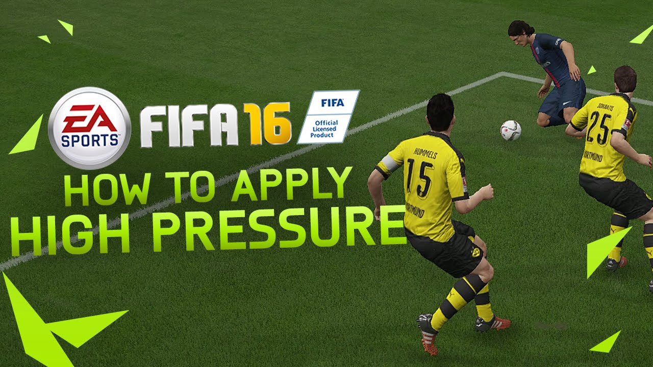 FIFA 16 - How to Apply High Pressure / Best Defending Technique Tutorial / H2H & FUT TIPS