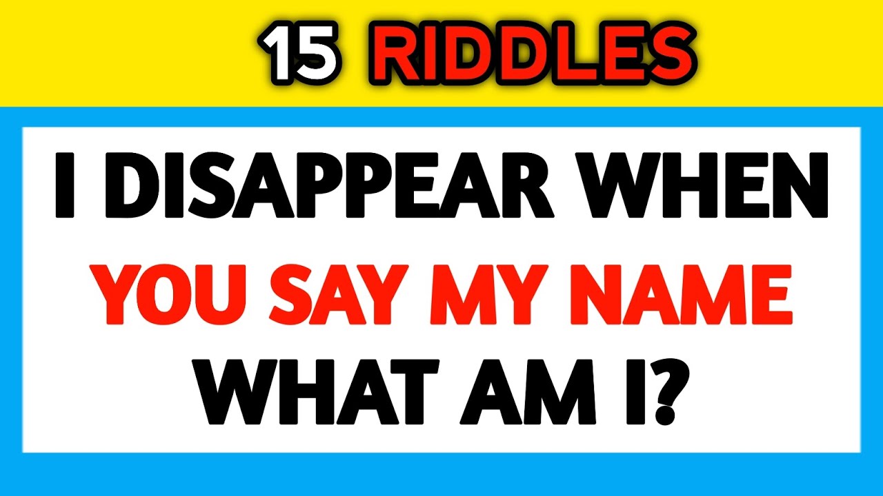 15 RIDDLES THAT WILL BREAK YOUR BRAIN 🤯 CAN YOU BEAT THEM?