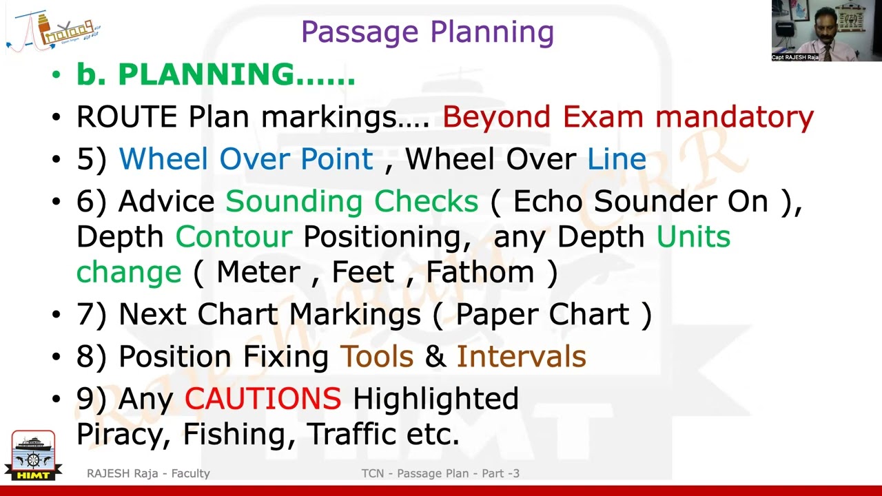 111.Chart Work -Passage Plan -Part 3 -01Nov25