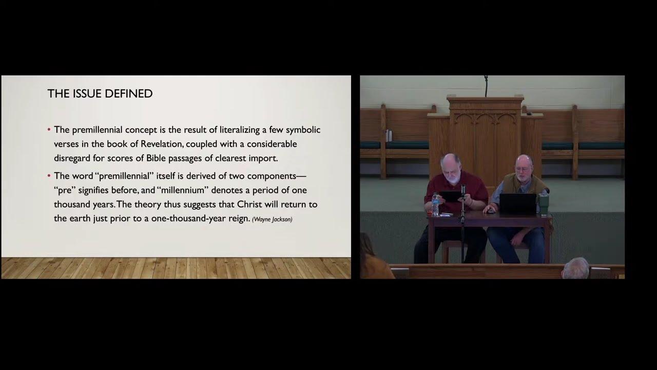 Premillennialism, part 1