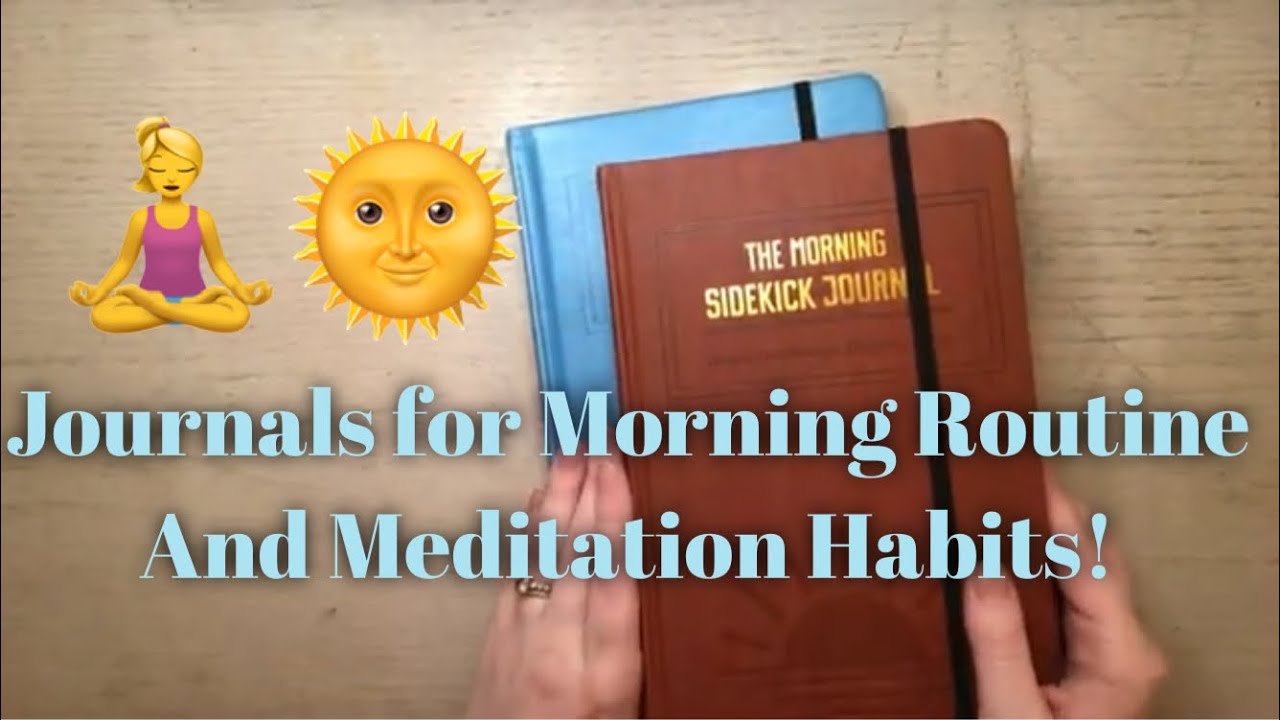 The Morning Sidekick Journal and Meditation Sidekick Journal by Habit Nest,  Review and WalkThrough