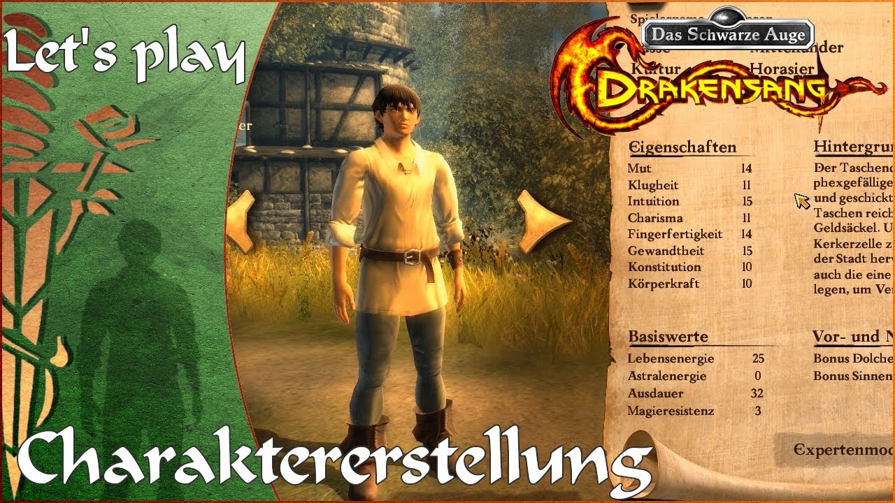 DSA: Drakensang |Charaktererstellung|