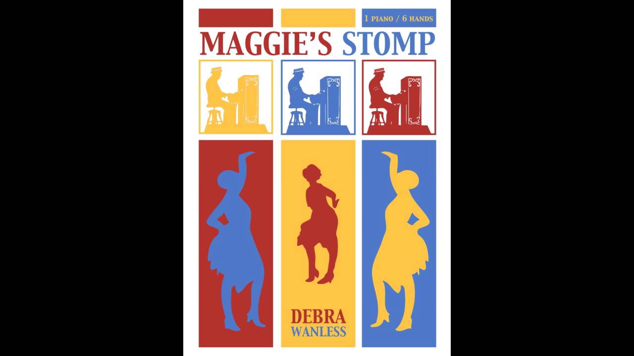 Maggie's Stomp (An Elementary Piano Trio - 1 piano / 6 hands)