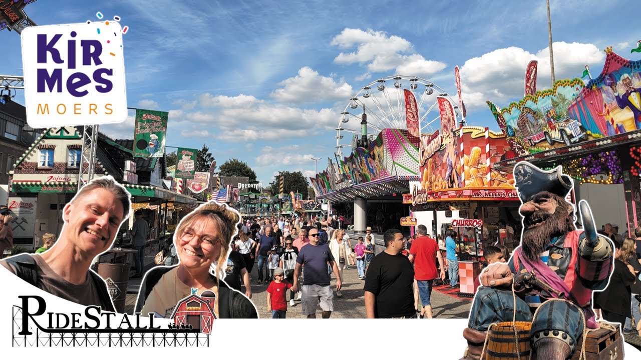 Moerser Kirmes 2025 - der Ridestall zur&uuml;ck auf dem Volksfest der Grafenstadt am Niederrhein | VLog