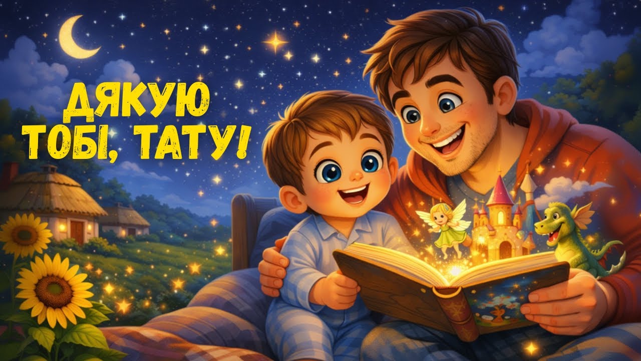 НАЙКРАЩИЙ ТАТО 💙 | Зворушлива Пісня Про Тата | Дитяча Пісня Українською