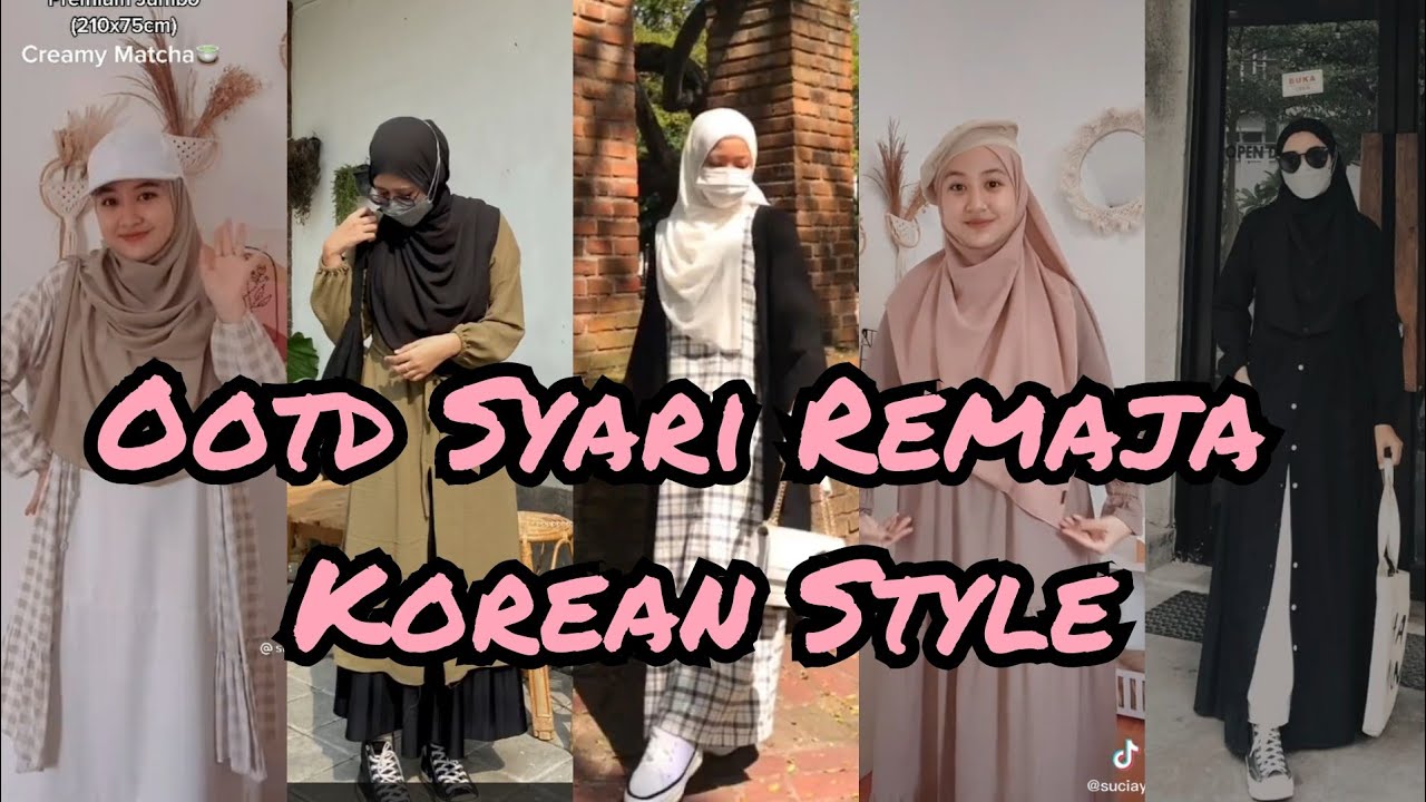 OOTD SYARI REMAJA KOREAN STYLE, LINK PRODUK.