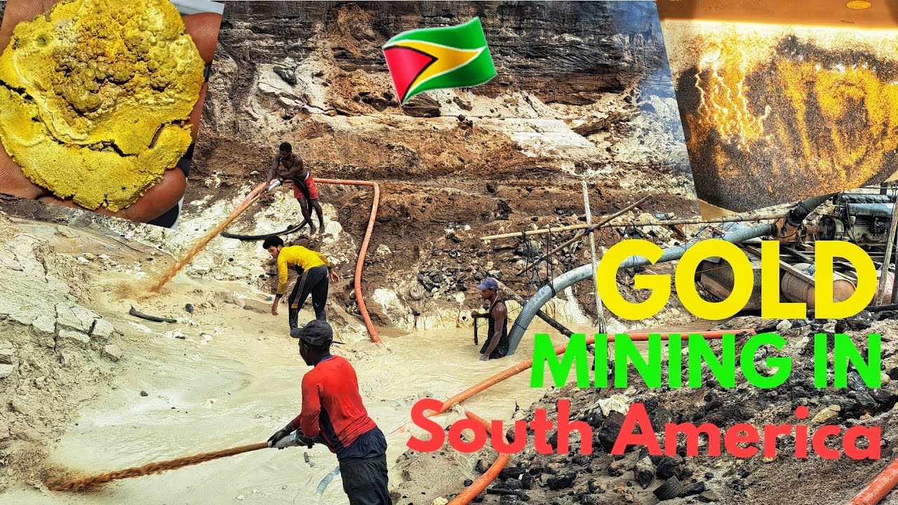 HOW GOLD MINING BEING DONE IN GUYANA.
