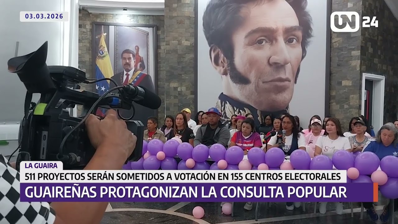 Guaireñas son protagonistas en la consulta popular del 8M