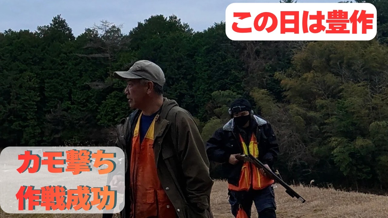 大量に獲れた日のカモ撃ち　狩りガールよ好きなだけ食べて！