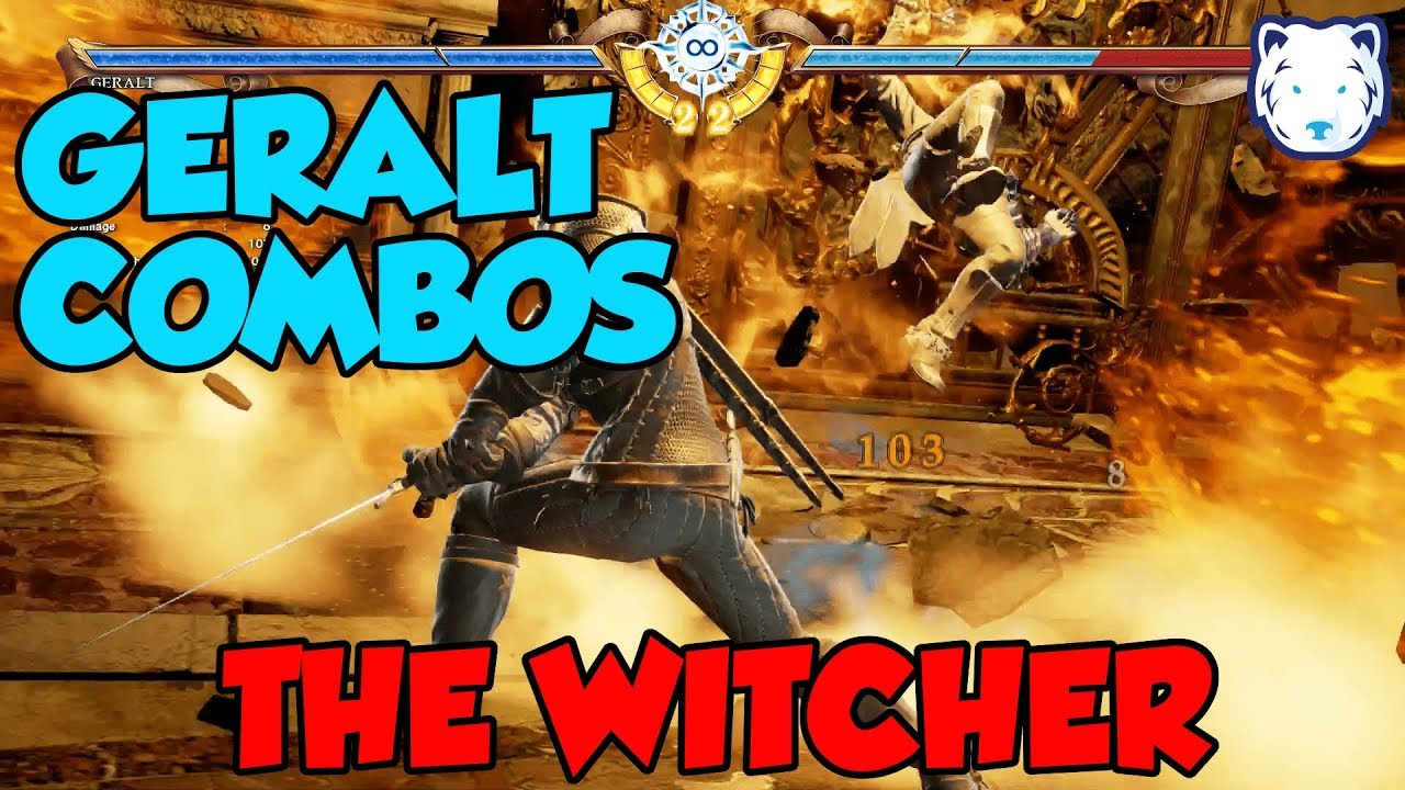 SC6 - Geralt - Combos with inputs
