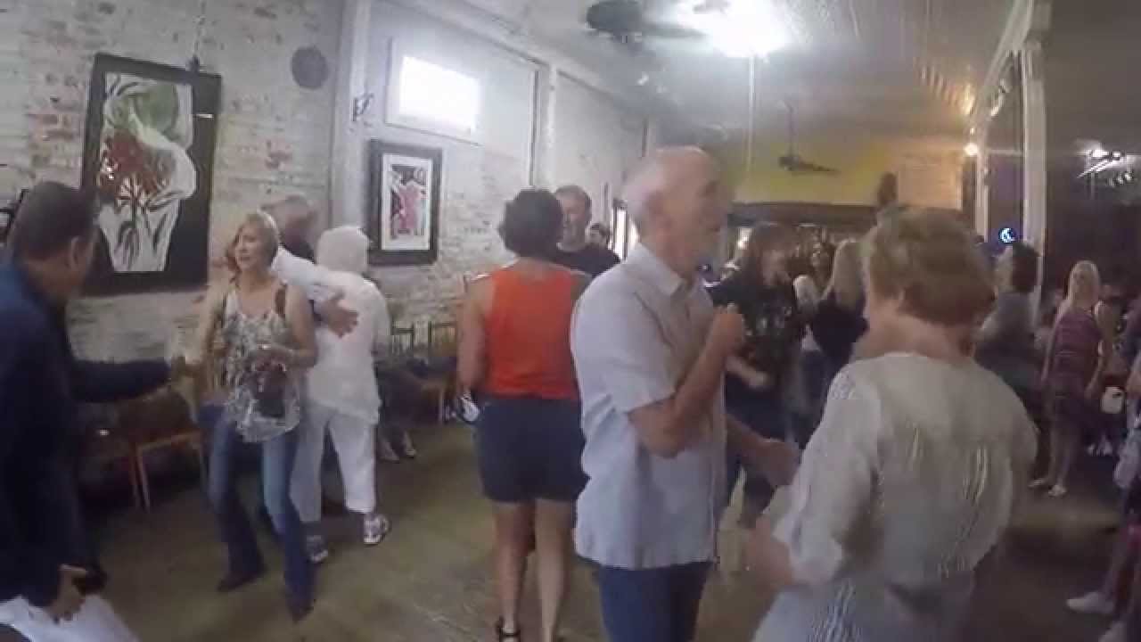 Dancing at Cafe des Amis   Oct  17, 2015