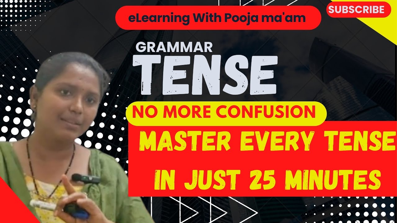 12 Tenses in English Grammar with Examples | TENSES सोप्या पद्धतीने | eLearningwithPoojama'am 