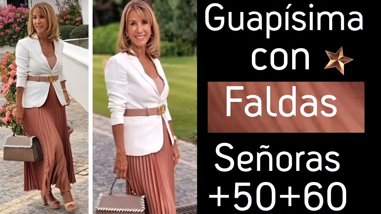 COMO LLEVAR FALDAS DESPU&Eacute;S DE LOS 50 A&Ntilde;OS MODA PARA SE&Ntilde;ORAS MODERNAS