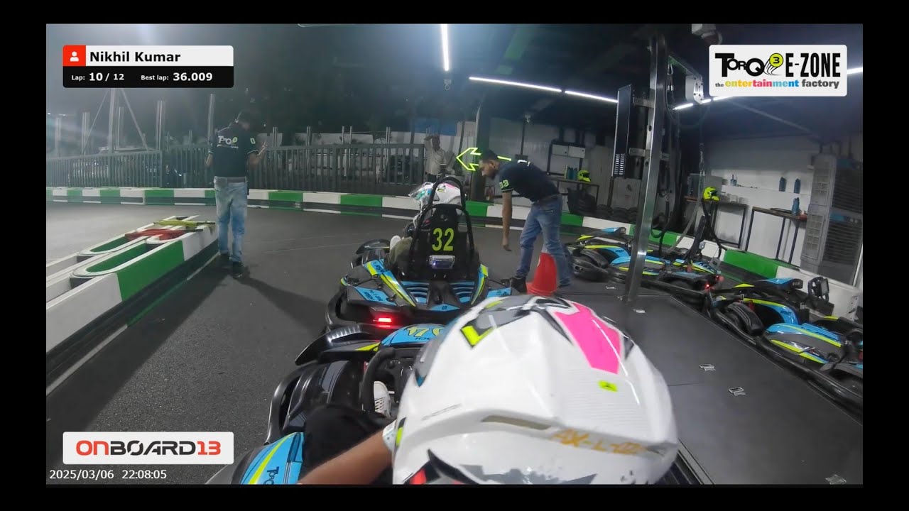 Insane Best Lap Time - 36.009 Sec | Go-Karting at Torq03 Bangalore 🏎️🔥