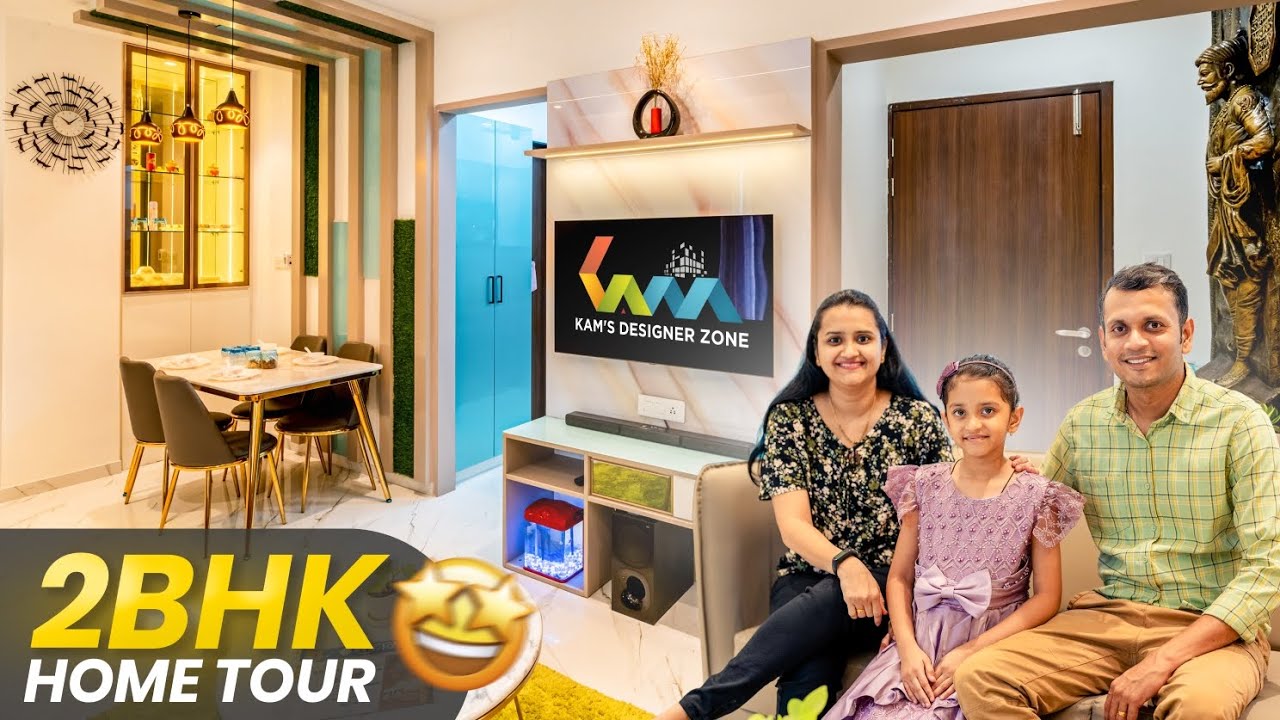 2BHK Home Tour @Yashone |MannHinjewadi | Best Interior Designer in Pune| PCMC | Kams Designer Zone