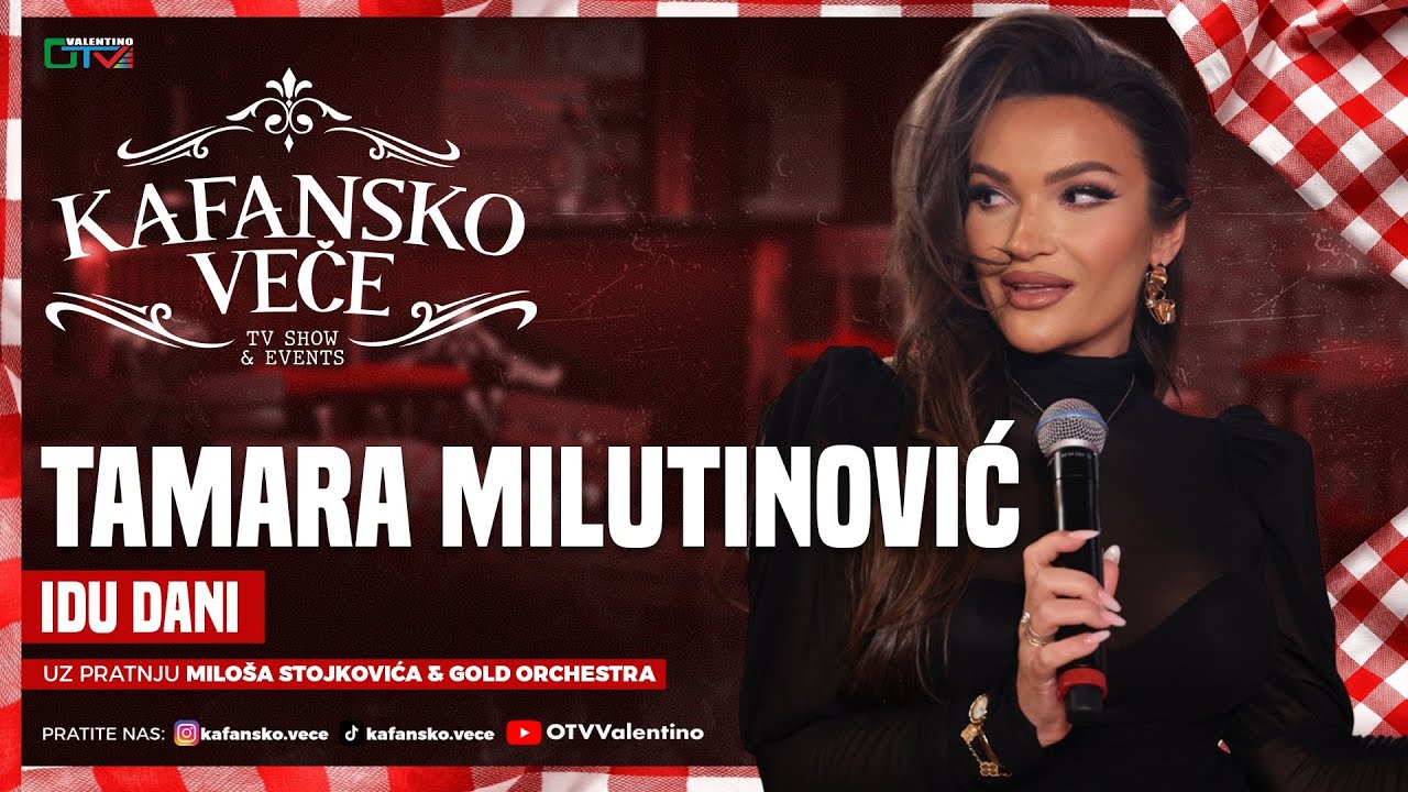 TAMARA MILUTINOVIC - IDU DANI | UZIVO | MILOS STOJKOVIC I GOLD ORK | 2025 | KAFANSKO VECE