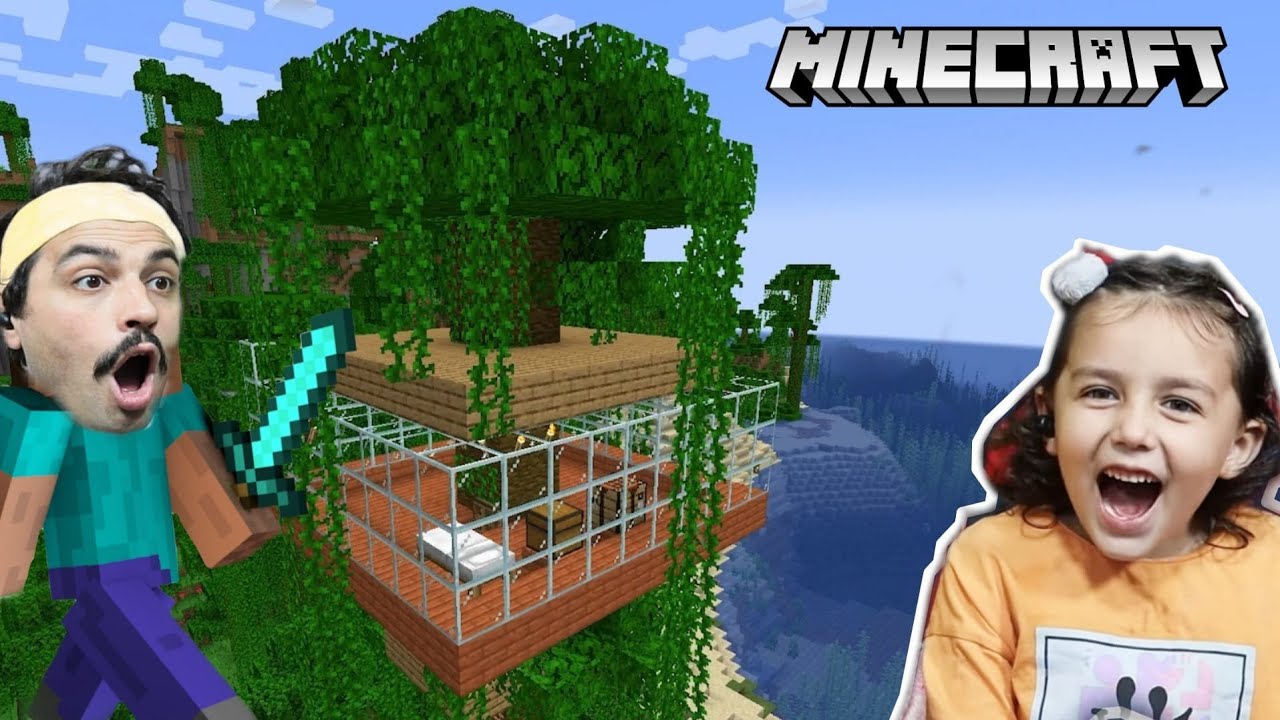 AĞAÇ EV YAPTIK 😍 |  MİNECRAFT 22.BÖLÜM