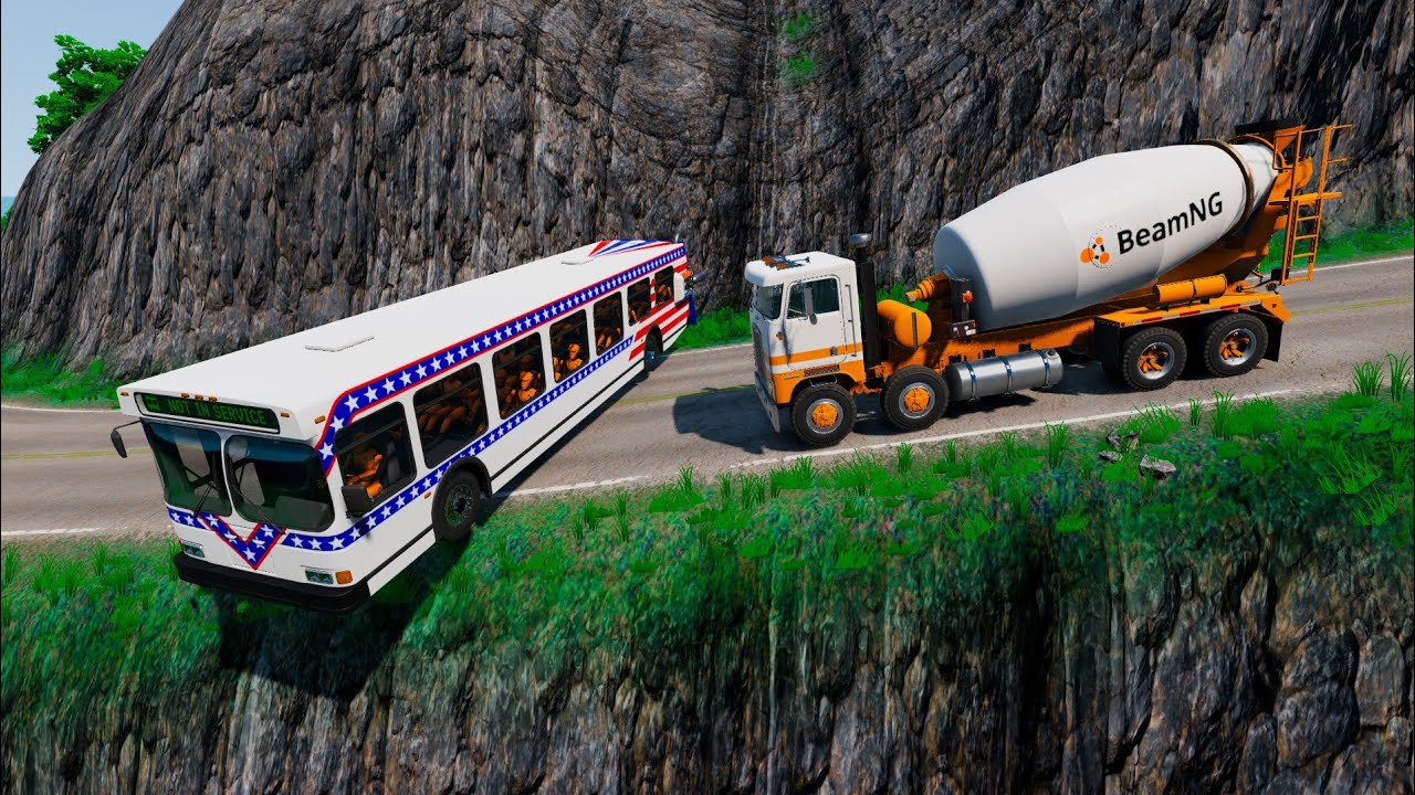 Cars vs Cliff Roads #39 | BeamNG Drive