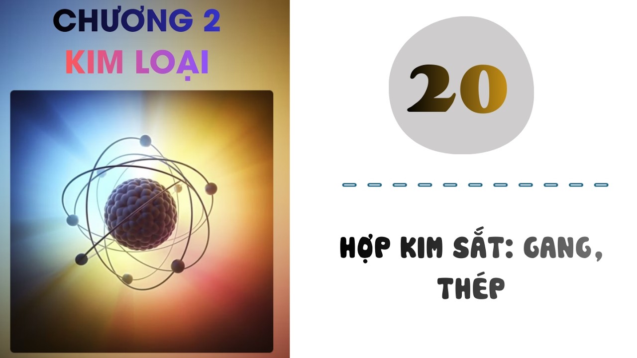 Hóa 9 |Chương 2| Bài 20: HỢP KIM SẮT: GANG, THÉP