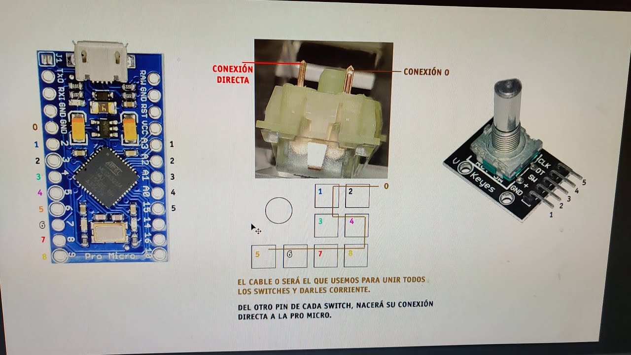 Cómo hacer un teclado mecánico casero y barato con Arduino Pro Micro