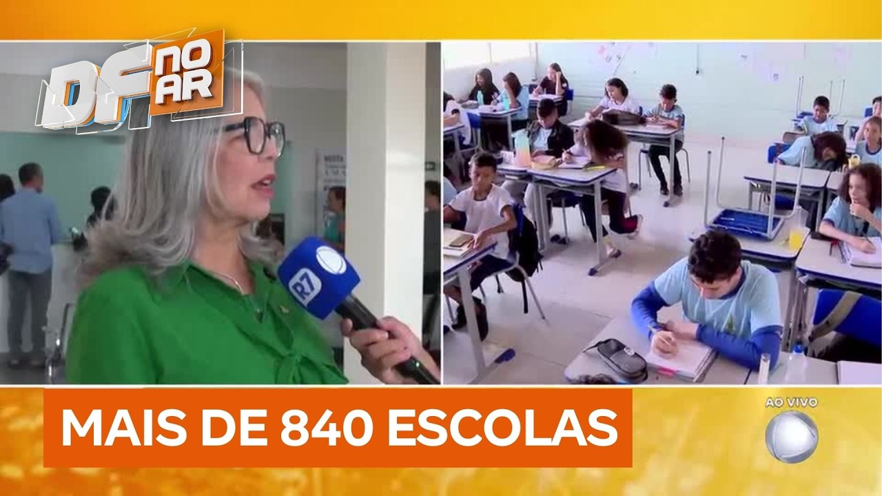 Volta às aulas na rede pública do Distrito Federal tem início com 450 mil alunos | DF no Ar