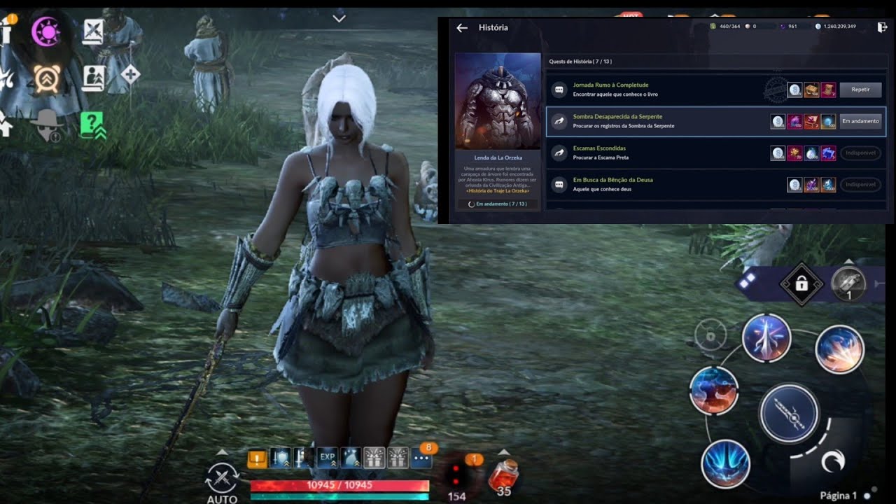 QUEST SOMBRA DESAPARECIDA DA SERPENTE. BLACK DESERT MOBILE