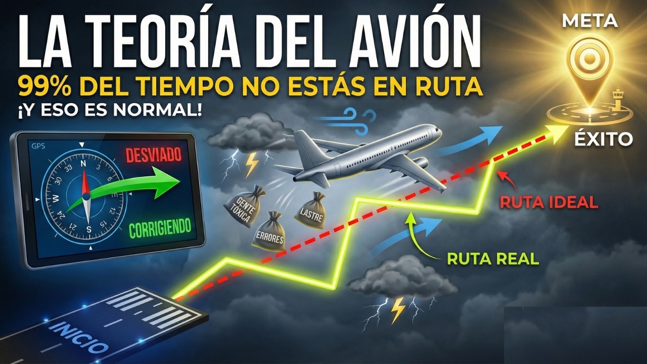 Tu avión se desvía del rumbo el 99% del tiempo — y eso es bueno | La Teoría del Vuelo de Brian Tracy