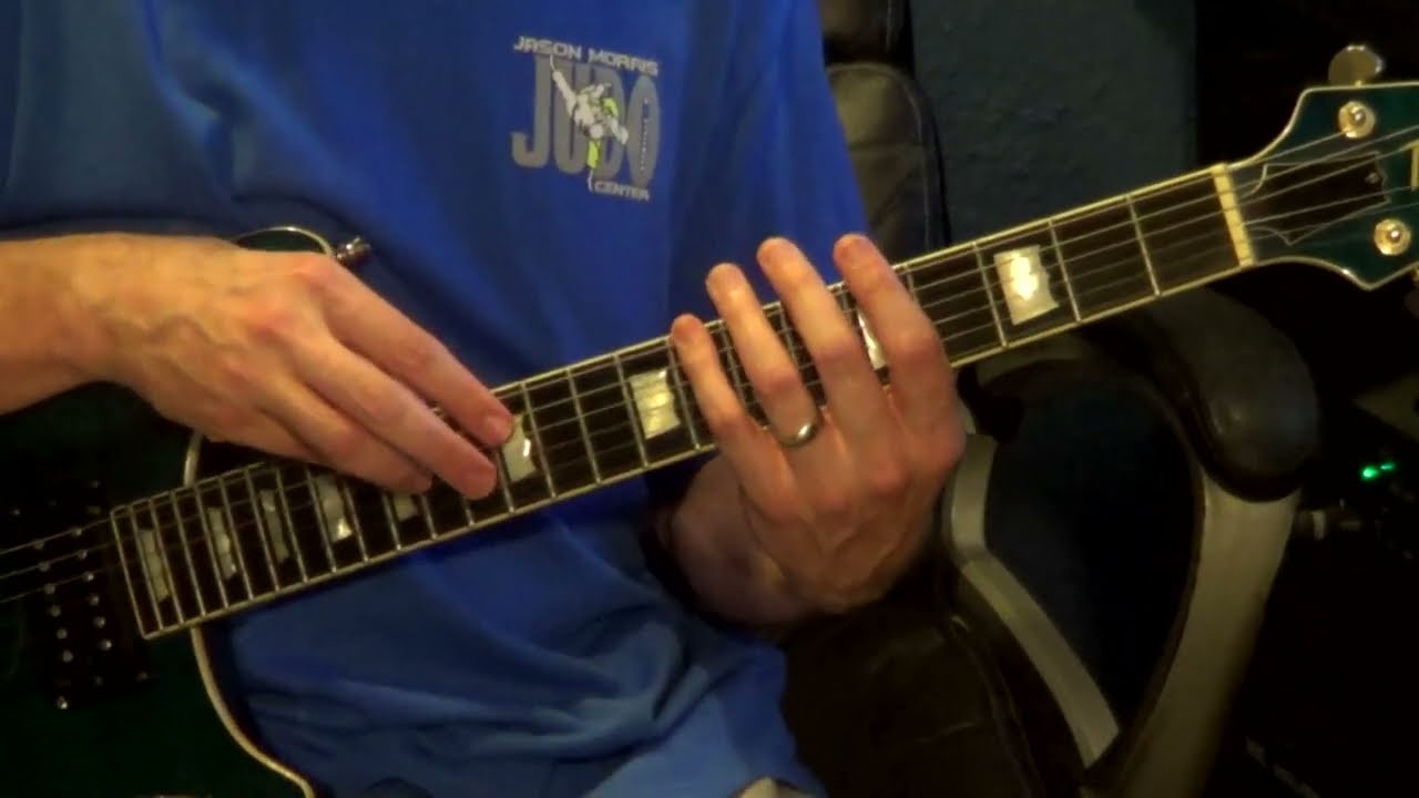 Tapping Piano Style Guitar Lesson, instructional based on a Minuet 2/2