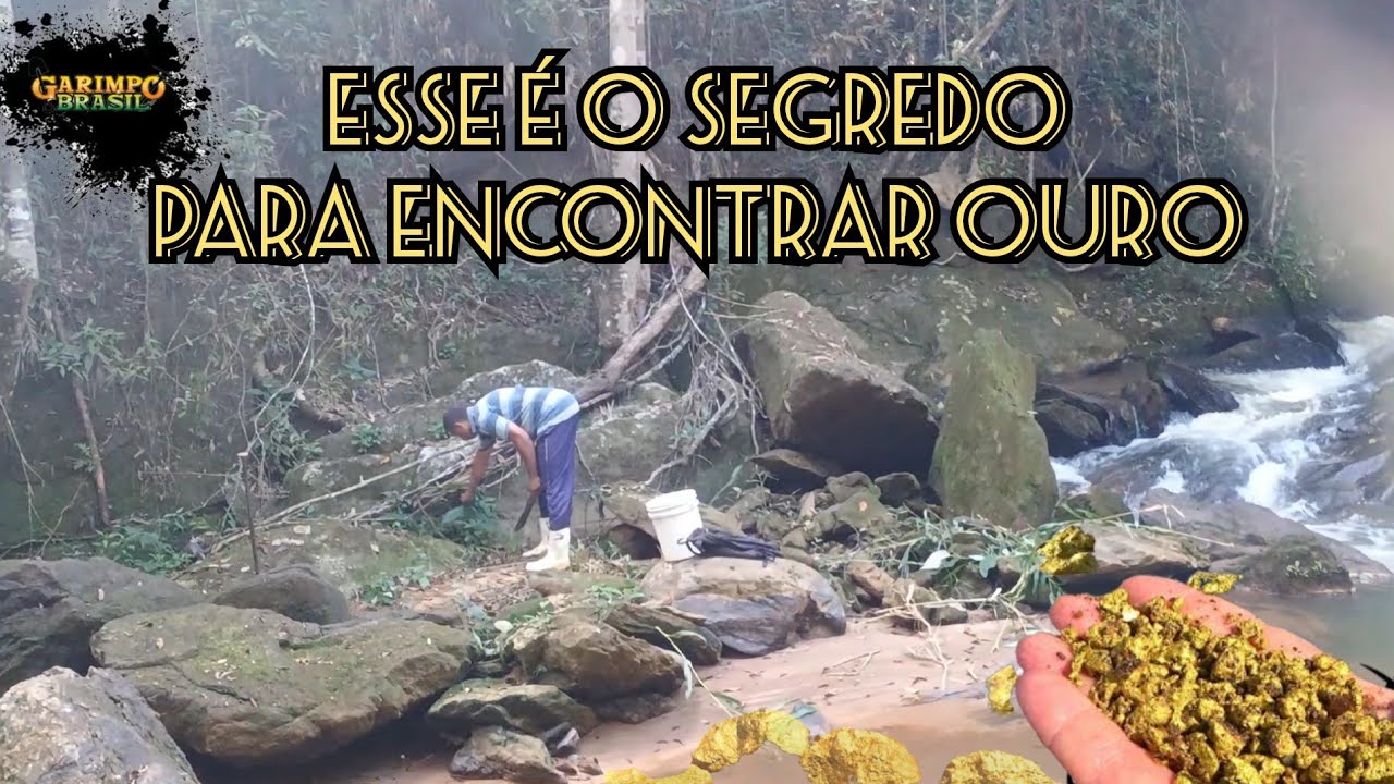 Como encontrar ouro nas cachoeiras