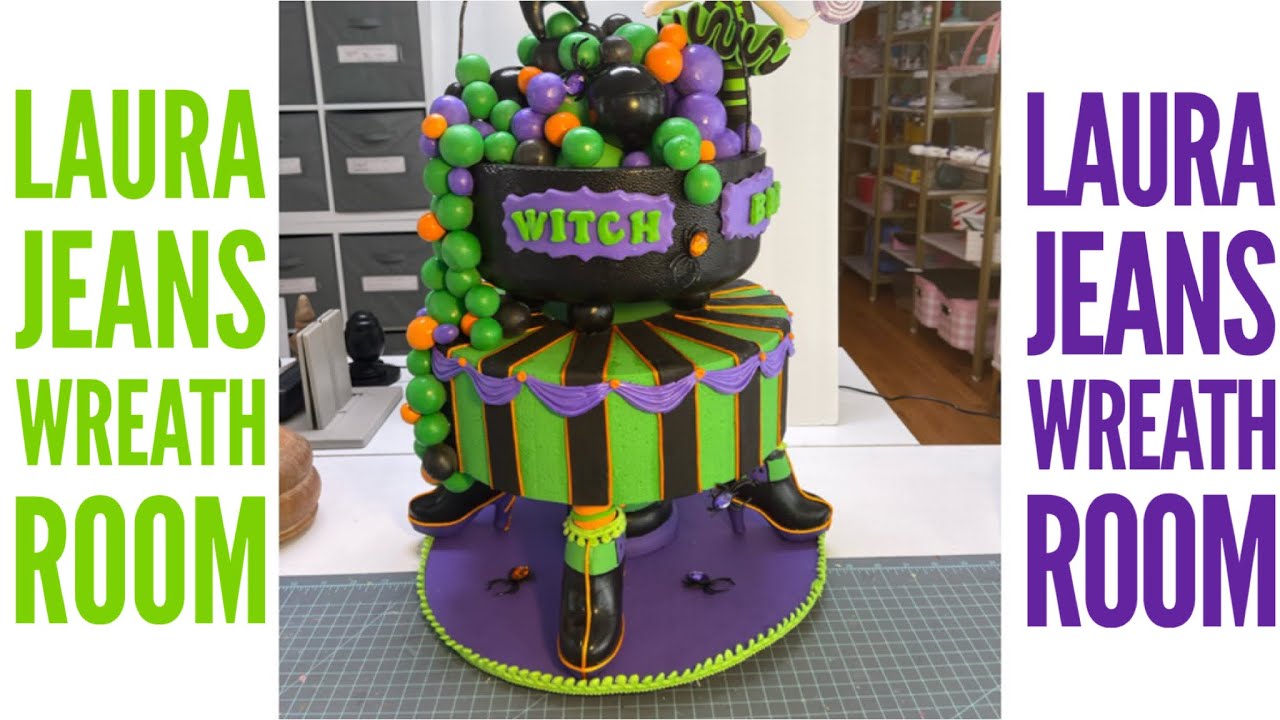 How to make a Fake Halloween Cauldron Cake, PART-1